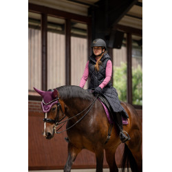 Colete acolchoado longo sem mangas Gem B Vertigo Beleza negra Preto Colete acolchoado longo sem mangas Gem B Vertigo Beleza negra Preto