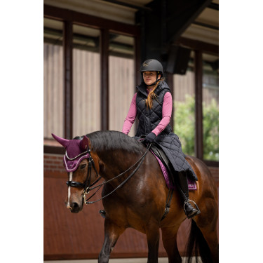 Colete acolchoado longo sem mangas Gem B Vertigo Beleza negra Preto Colete acolchoado longo sem mangas Gem B Vertigo Beleza negra Preto