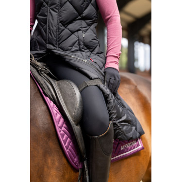 Colete acolchoado longo sem mangas Gem B Vertigo Beleza negra Preto Colete acolchoado longo sem mangas Gem B Vertigo Beleza negra Preto