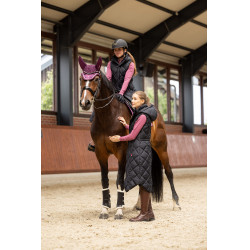 Colete acolchoado longo sem mangas Gem B Vertigo Beleza negra Preto Colete acolchoado longo sem mangas Gem B Vertigo Beleza negra Preto