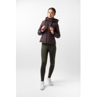 Casaco acolchoado feminino Imelda Horze Fudge / castanho bordô Bordô Casaco acolchoado feminino Imelda Horze Fudge / castanho bordô Bordô