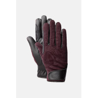 Luvas de equitação para todas as estações Young Rider Perla Horze Fudge / castanho bordô Bordô Luvas de equitação para todas as estações Young Rider Perla Horze Fudge / castanho bordô Bordô