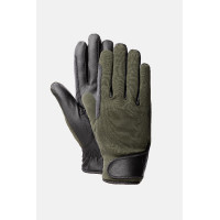 Luvas de equitação para todas as estações Young Rider Perla Horze Fudge / castanho bordô Bord&amp;ocirc;