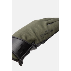 Luvas de equitação para todas as estações Young Rider Perla Horze Kambada / dragão verde escuro Kaki