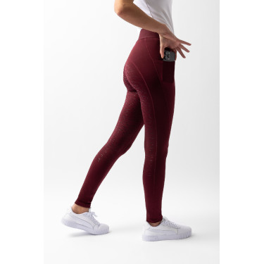 Legging Horze Maia com grip integral feminino com bolso para celular Legging Horze Maia com grip integral feminino com bolso para celular