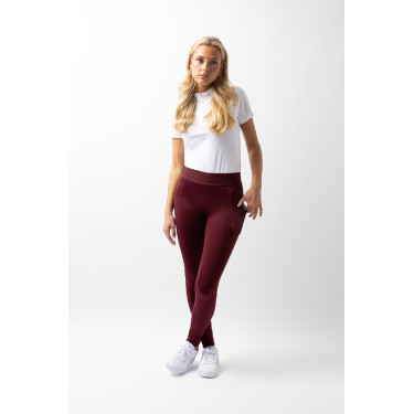 Legging Horze Maia com grip integral feminino com bolso para celular Legging Horze Maia com grip integral feminino com bolso para celular