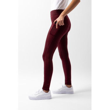 Legging Horze Maia com grip integral feminino com bolso para celular Legging Horze Maia com grip integral feminino com bolso para celular