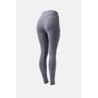 Calças Horze Mira com joelheiras grip Azul tempestade