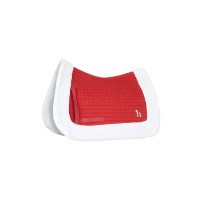 Almofada de sela mista de Natal Horze Vermelho Almofada de sela mista de Natal Horze Vermelho