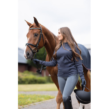 Top de treino Josephine Horze Tinta marinha Azul-marinho