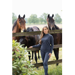 Top de treino Josephine Horze Tinta marinha Azul-marinho