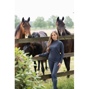 Top de treino Josephine Horze Tinta marinha Azul-marinho