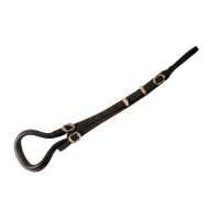 Croupada portuguesa em couro JM Castanho / dourado