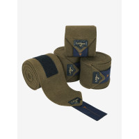 Bandagens de polo para pónei LeMieux Alpino Castanho