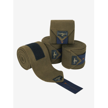 Bandagens de polo para pónei LeMieux Alpino Castanho