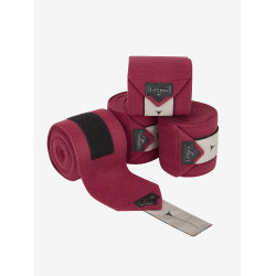 Bandagens de polo para pónei LeMieux Brasa Bordô Bandagens de polo para pónei LeMieux Brasa Bordô