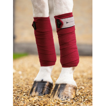 Bandagens de polo para pónei LeMieux Brasa Bordô Bandagens de polo para pónei LeMieux Brasa Bordô