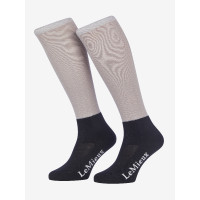 Meias LeMieux Footsie Cinza Azul-marinho