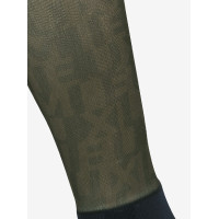 Meias LeMieux Footsie Palma Abstrata Multicolor Meias LeMieux Footsie Palma Abstrata Multicolor