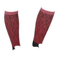 Meias LeMieux Footsie Palma Abstrata Multicolor