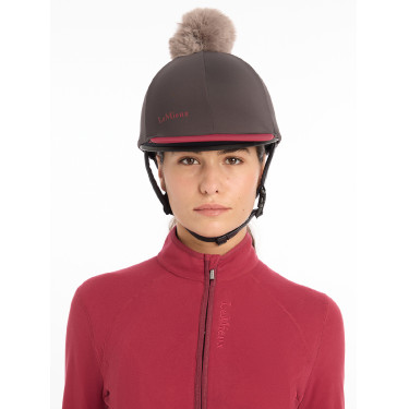 Toque My LeMieux para capacete Cinza Bordô Toque My LeMieux para capacete Cinza Bordô