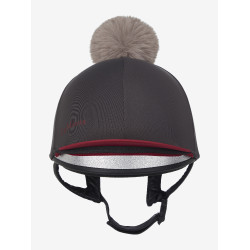 Toque My LeMieux para capacete Cinza Bordô Toque My LeMieux para capacete Cinza Bordô