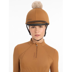 Toque My LeMieux para capacete Gengibre Castanho Toque My LeMieux para capacete Gengibre Castanho