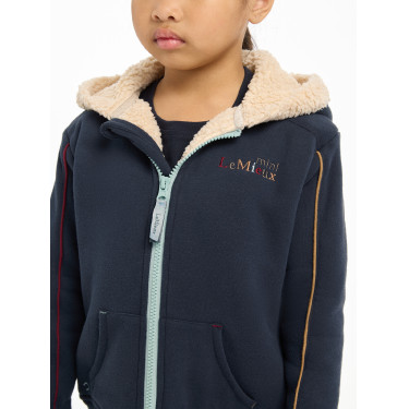 Casaco com capuz LeMieux Zip Through Mini Charlie Marinho Casaco com capuz LeMieux Zip Through Mini Charlie Marinho