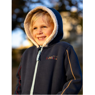 Casaco com capuz LeMieux Zip Through Mini Charlie Marinho Casaco com capuz LeMieux Zip Through Mini Charlie Marinho