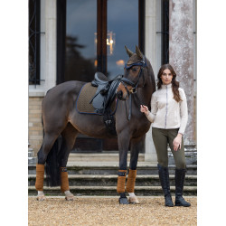 Tapete LeMieux Suede Dressage Square Alpino Castanho Tapete LeMieux Suede Dressage Square Alpino Castanho
