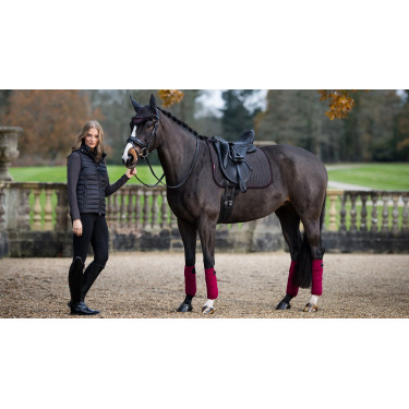 Tapete LeMieux Suede Dressage Square Cinza Bord&amp;amp;amp;amp;amp;ocirc;