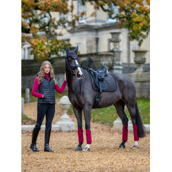 Tapete LeMieux Suede Dressage Square Cinza Bord&amp;amp;amp;amp;amp;ocirc;