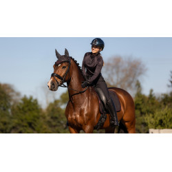 Tapete LeMieux Suede Dressage Square Cinza Bord&amp;amp;amp;amp;amp;ocirc;