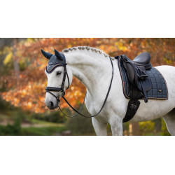 Tapete LeMieux Loire Classic Dressage Square Petróleo Azul