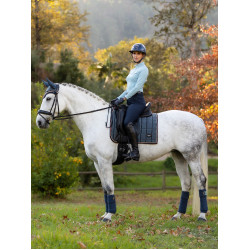Tapete LeMieux Loire Classic Dressage Square Petróleo Azul