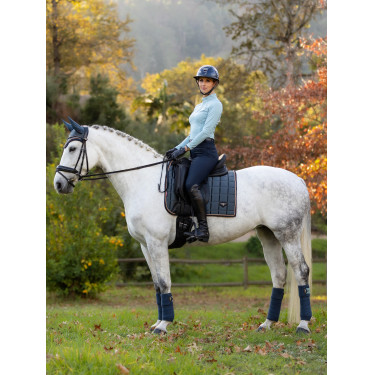 Tapete LeMieux Loire Classic Dressage Square Petróleo Azul Tapete LeMieux Loire Classic Dressage Square Petróleo Azul