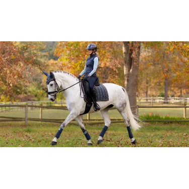 Tapete LeMieux Loire Classic Dressage Square Petróleo Azul Tapete LeMieux Loire Classic Dressage Square Petróleo Azul