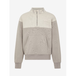 Suéter LeMieux com zíper Quart Kate Young Rider Cinza / Pedra Cinzento