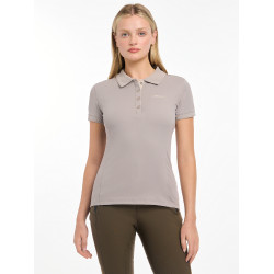 Polo LeMieux Clássico Cinza Azul-marinho