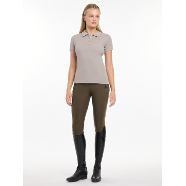 Polo LeMieux Clássico Cinza Azul-marinho