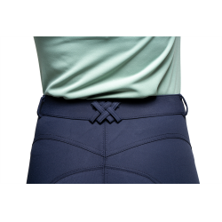 Calça Flags & Cup Tulipa feminina Marinho Azul-marinho