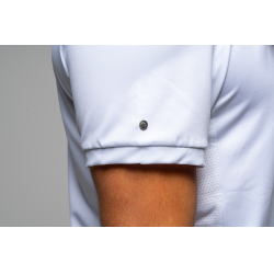 Pólo de competição Flags & Cup menino Wako de mangas curtas Branco