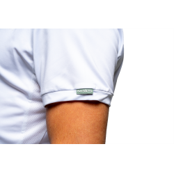 Pólo de competição Flags & Cup menino Wako de mangas curtas Branco