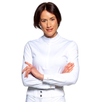 Pólo de competição Flags & Cup Arizona de mangas compridas Branco