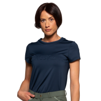 T-shirt Flags & Cup feminina Malata Marinho Azul-marinho