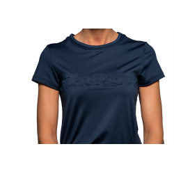 T-shirt Flags & Cup feminina Malata Marinho Azul-marinho