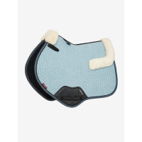 Almofada LeMieux Merino+ Camurça Close Contact Square Geleira Azul