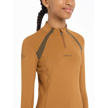 Roupa interior de malha Mia LeMieux Young Rider de mangas compridas Roupa interior de malha Mia LeMieux Young Rider de mangas compridas