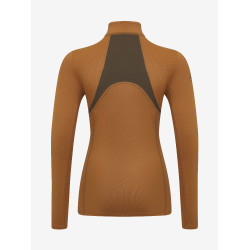 Roupa interior de malha Mia LeMieux Young Rider de mangas compridas Gengibre Castanho Roupa interior de malha Mia LeMieux Young Rider de mangas compridas Gengibre Castanho