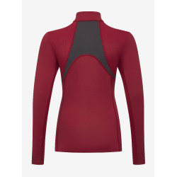 Roupa interior de malha Mia LeMieux Young Rider de mangas compridas Brasa Bordô Roupa interior de malha Mia LeMieux Young Rider de mangas compridas Brasa Bordô